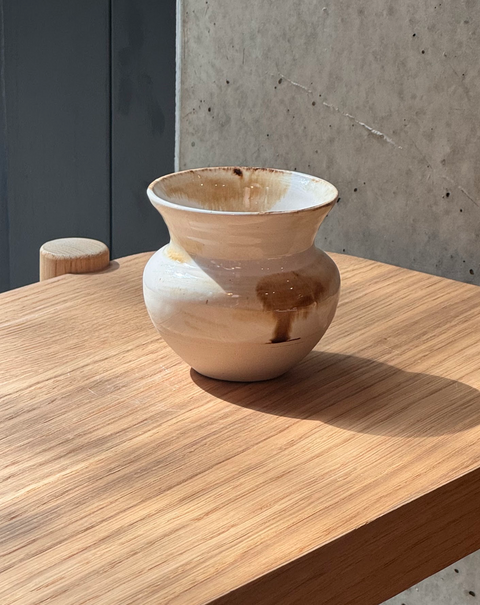 KOLAB + Frida Cooper Fluted Brushed  Olive Cup