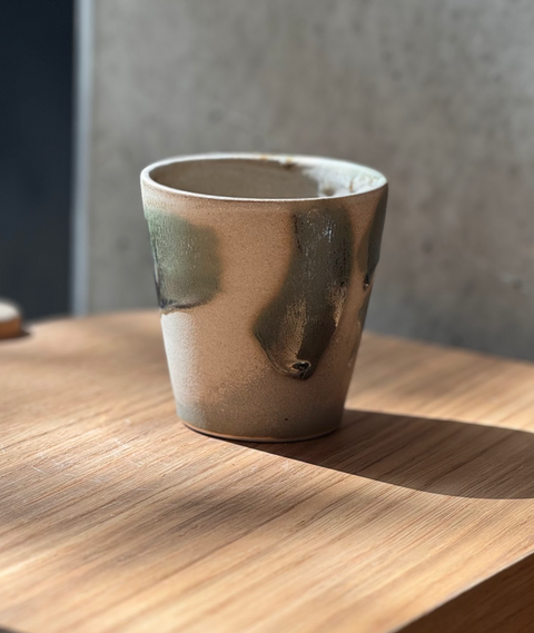 KOLAB + Frida Cooper Spotted Green Glaze Cup