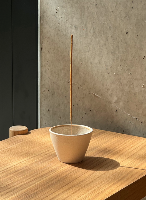 KOLAB Cup Incense Holder. Oatmeal