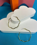 Big Cloud Hoop Earrings - KOLAB by Makers Quarter