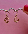 Mini Smiley Drop Earrings - KOLAB by Makers Quarter