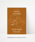 Sunday Mornings Print - KOLAB by Makers Quarter