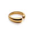 Gold Open Dome Ring, Waterproof - KOLAB by Makers Quarter