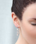Sterling Silver Art Deco Chandelier Earrings - KOLAB by Makers Quarter