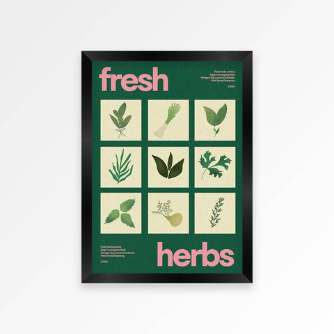 Fresh Herbs Print - KOLAB by Makers Quarter