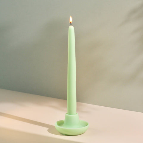 Pastel Handmade Beeswax & Soy Standing Taper Candles