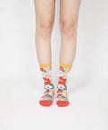 Flower Garden Sheer Socks - Yellow - KOLAB by Makers Quarter