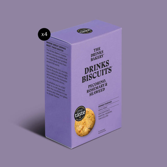 Drinks Biscuits - Pecorino, Rosemary & Seaweed 110g - KOLAB by Makers Quarter