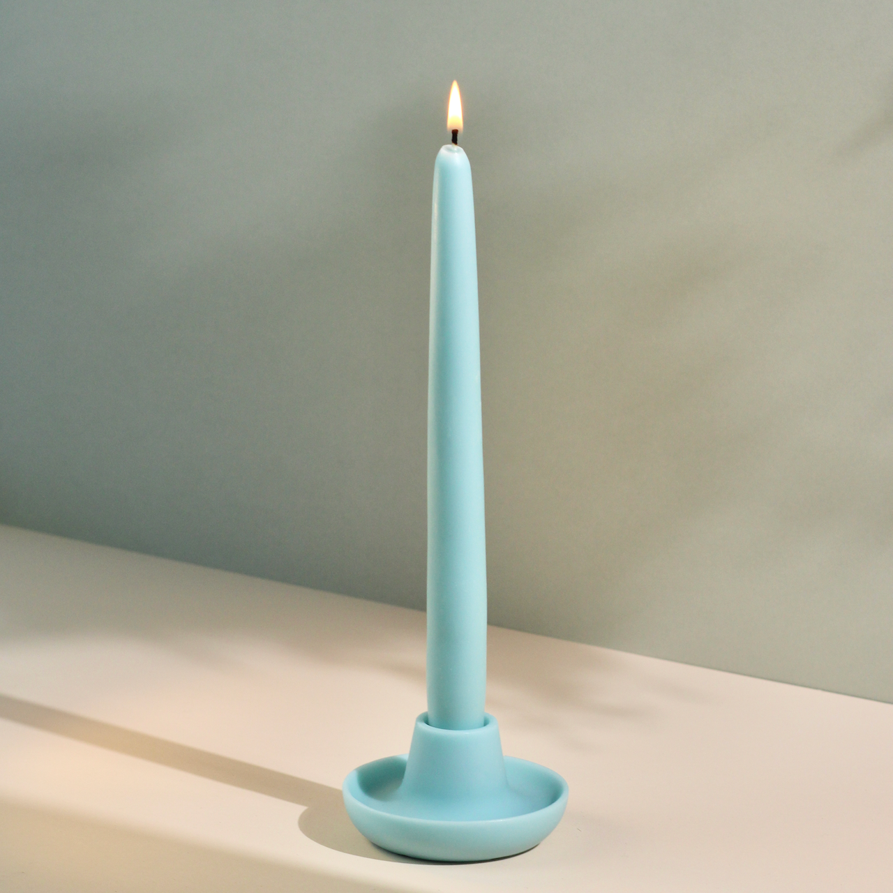 Pastel Handmade Beeswax & Soy Standing Taper Candles