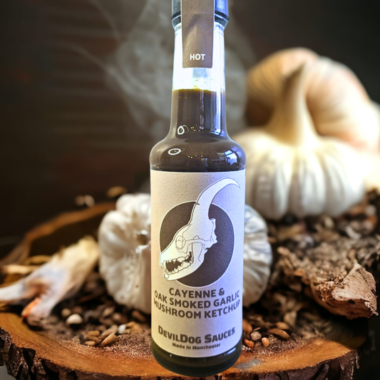 Cayenne, Smoked Garlic Mushroom Ketchup 150g (Hot) - KOLAB by Makers Quarter