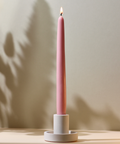 Soft Pastel Tones Beeswax & Soy Blend Thick Taper Candles - KOLAB by Makers Quarter