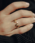 Gold Wave Ring, Waterproof - KOLAB by Makers Quarter