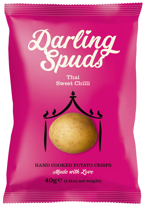 Darling Spuds Thai Sweet Chilli 40g hand cooked crisps