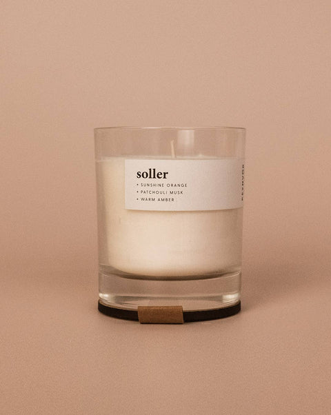 Soller | Warm Orange + Seared Amber | Premium Soy Wax