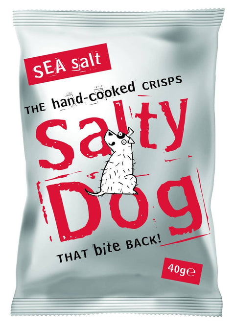 Salty Dog hand cooked crisps Sea Salt 40g