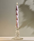 Soft Pastel Handmade Beeswax & Soy Blend Spiral Twist Candle - KOLAB by Makers Quarter