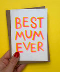 Mother's Day Card | Mums Birthday Card | Best Mum Ever Card - KOLAB by Makers Quarter