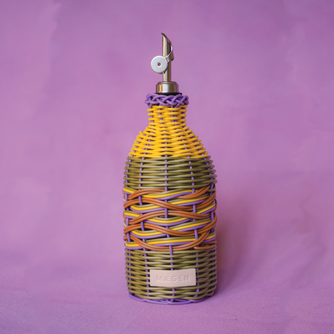 Maegen Oil Pourer - Yellow/Lilac - KOLAB by Makers Quarter