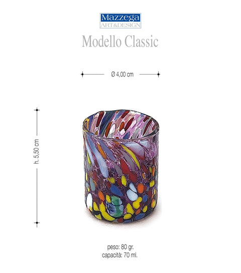 Hand Blown Shot Glass