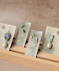 Turquoise Trio Opal Stud Earrings - KOLAB by Makers Quarter