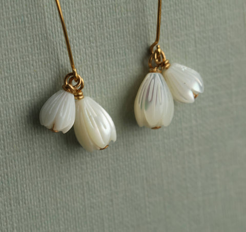Pearl Snowdrop Earrings