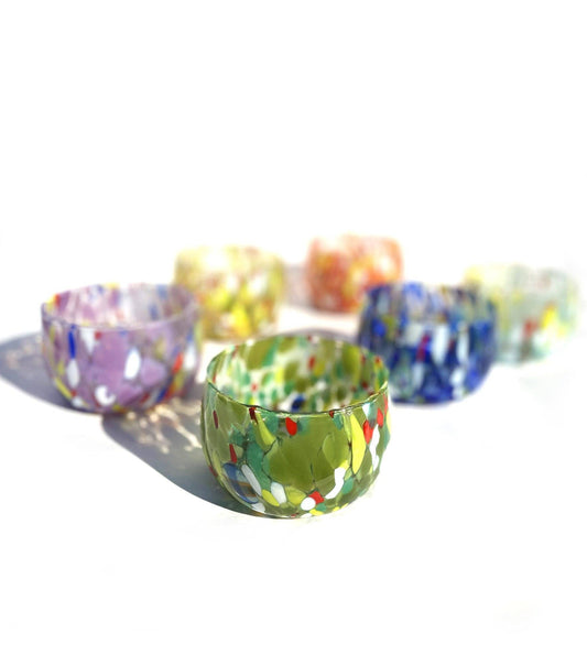 Hand Blown Glass Mini Bowls