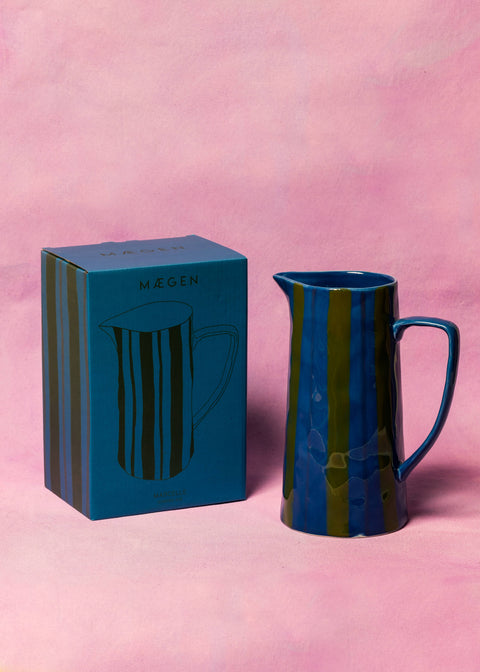 Blue/Green Jug - KOLAB by Makers Quarter