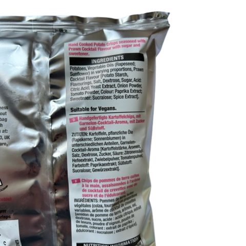 Salty Dog *UK ONLY* hand cooked crisps Prawn Cocktail 40g