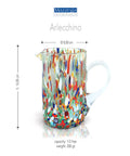 Hand Blown 500ml Glass Carafe Jug - KOLAB by Makers Quarter