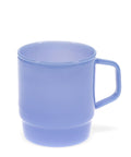 Stacking glass coffee cup 280ml - Milky blue - KOLAB by Makers Quarter