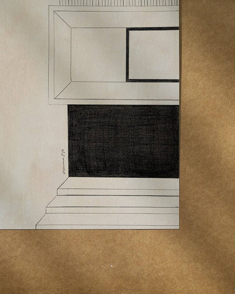 Modernist Pencil Study Art Print - KOLAB by Makers Quarter