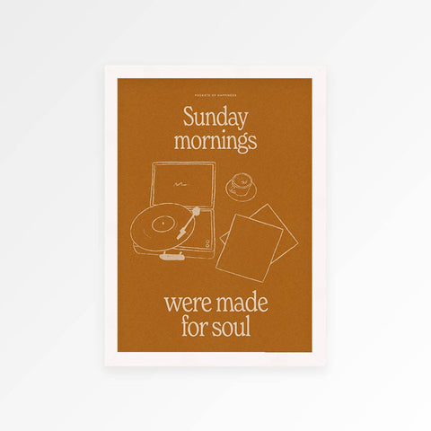 Sunday Mornings Print - KOLAB by Makers Quarter