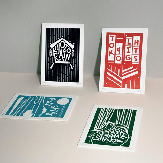 Japan Series Letterpress Print