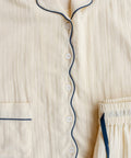 Cotton Pyjamas in Buttermilk - KOLAB by Makers Quarter