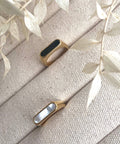 Everyday Gold Lozenge Ring - KOLAB by Makers Quarter