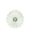 Enamel Flat Flower Candle Holder - Light Grey - KOLAB by Makers Quarter