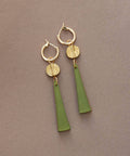 Power Drop Hoop Earrings - KOLAB by Makers Quarter