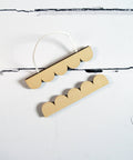 A5 Scalloped Maple Wall Print Hanger - KOLAB by Makers Quarter