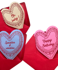 Wrinkles & sprinkles Birthday cake heart card - KOLAB by Makers Quarter