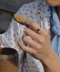 Silver Double Entwine Ring, Waterproof - KOLAB by Makers Quarter