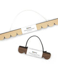 A5 Scalloped Walnut Wall Print Hanger - KOLAB by Makers Quarter