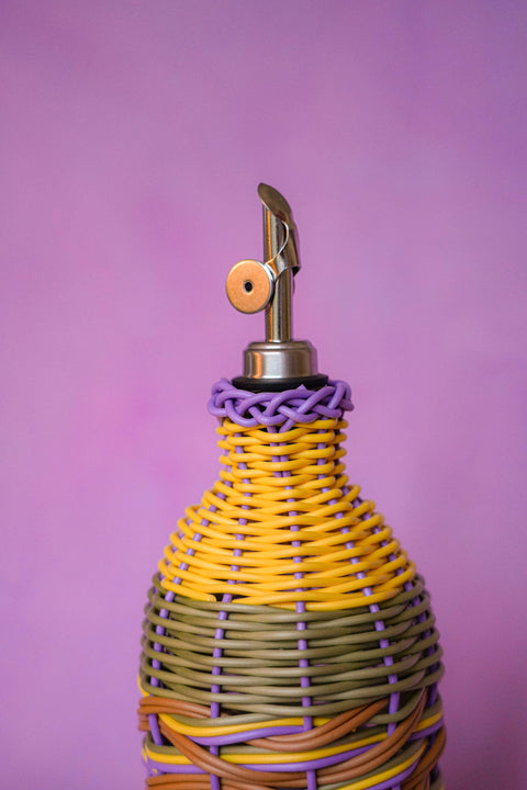 Maegen Oil Pourer - Yellow/Lilac - KOLAB by Makers Quarter