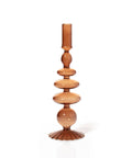 Glass Taper Candle Holder - Champagne - KOLAB by Makers Quarter