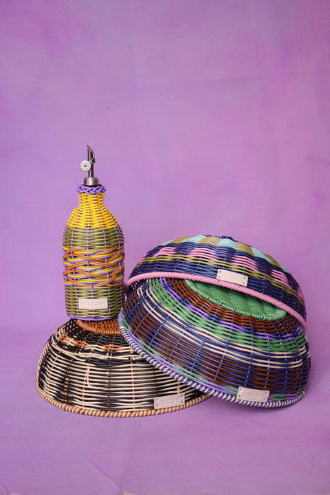 Maegen Oil Pourer - Yellow/Lilac - KOLAB by Makers Quarter