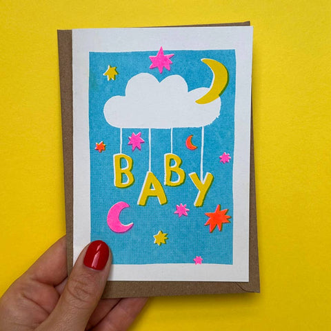 Greeting Card New Baby | Cute New Baby Card - KOLAB by Makers Quarter