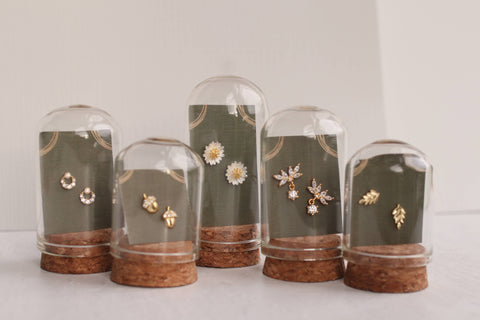 Abalone Pearl Fan Earrings