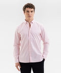 Pink Oxford with Know Your Mind Accents Button-Down Shirt - KOLAB by Makers Quarter