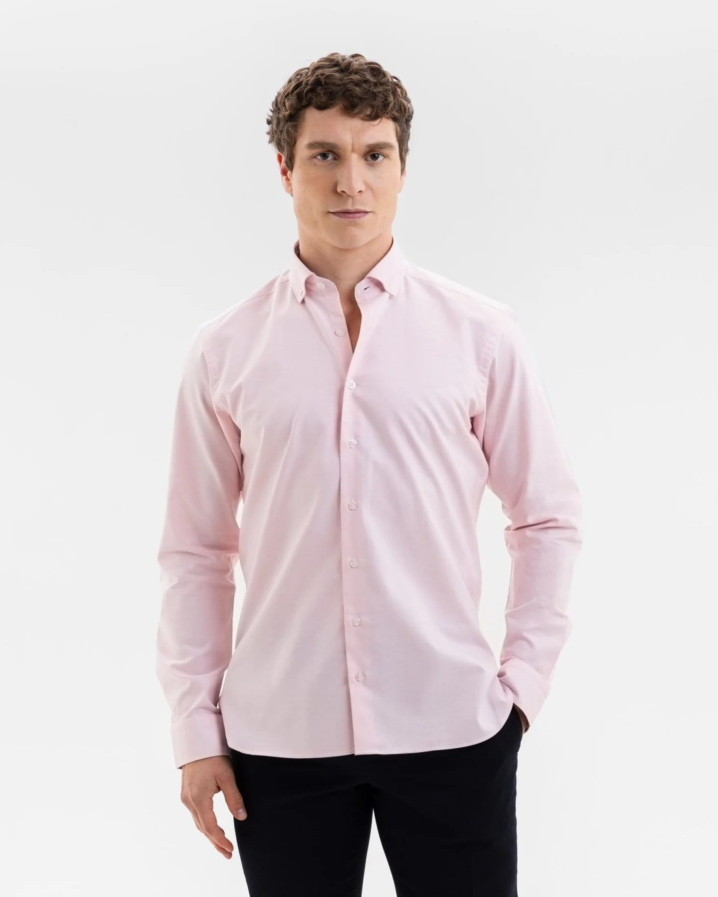 Pink Oxford with Know Your Mind Accents Button-Down Shirt